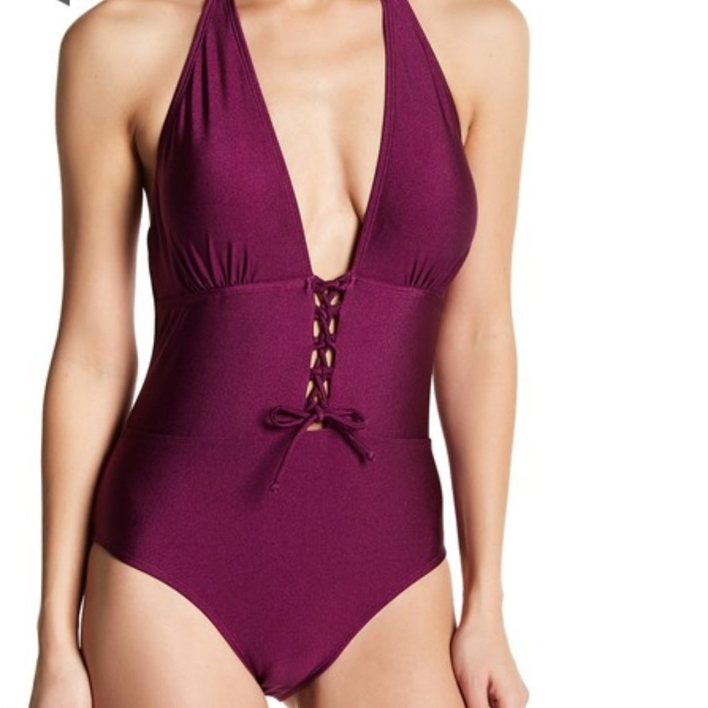 🆕Vigoss Double Tunnel One-Piece Swimsuit-NWT